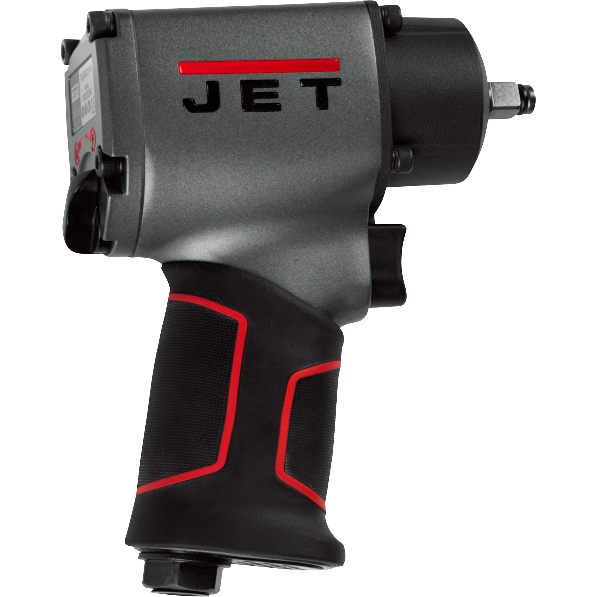 JET Compact Air Impact Wrench 3/8in. Drive, 4 CFM, 500 Ft./Lbs. Torque, Model# JAT-106